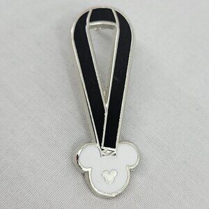 DISNEY Pin Trading ~ Cast Member Black Lanyard 1/5 ~ 2010 ~ Hidden Mickey ~ P27